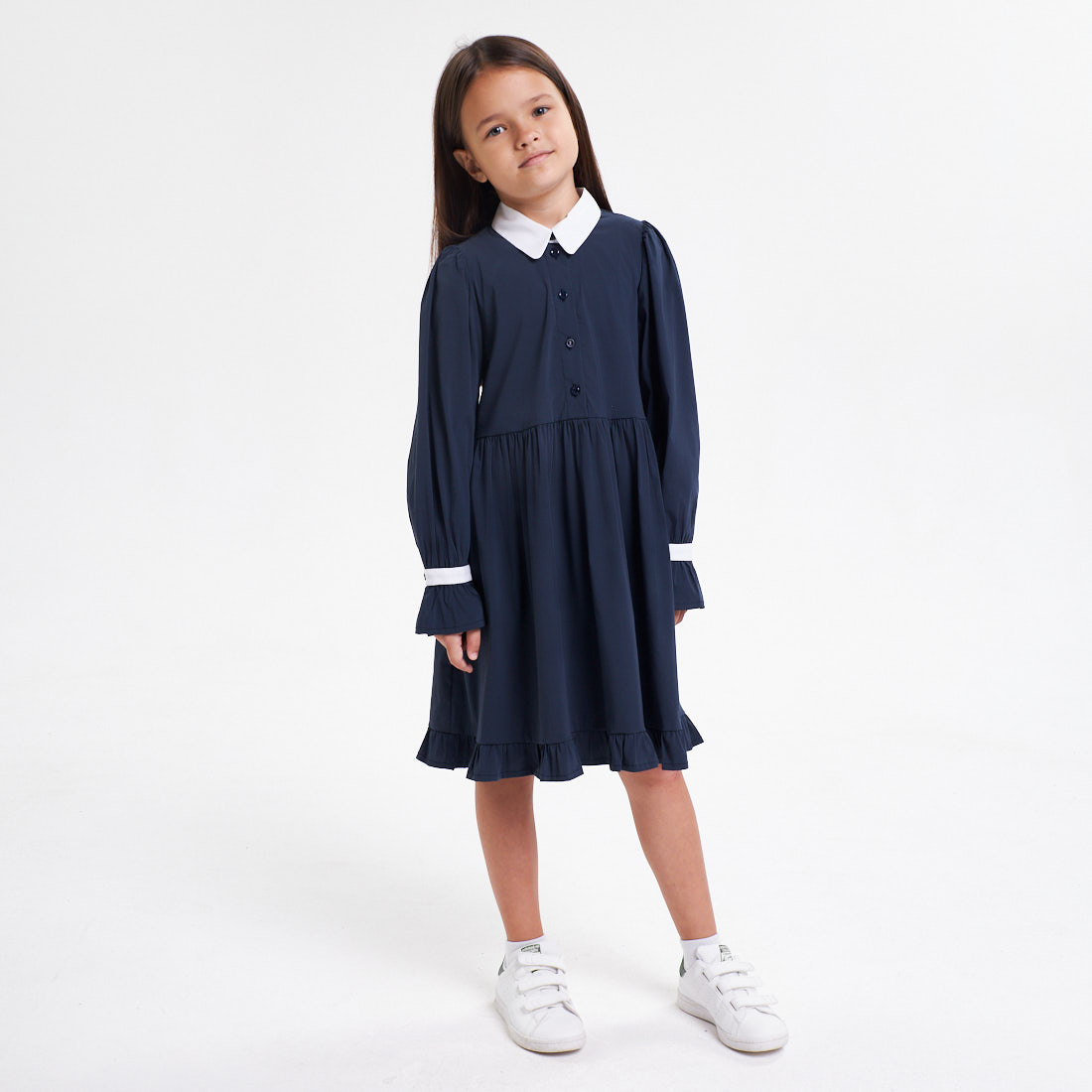 

Платье и сарафаны Latte kids wear, Синее платье <<School>> Latte kids wear