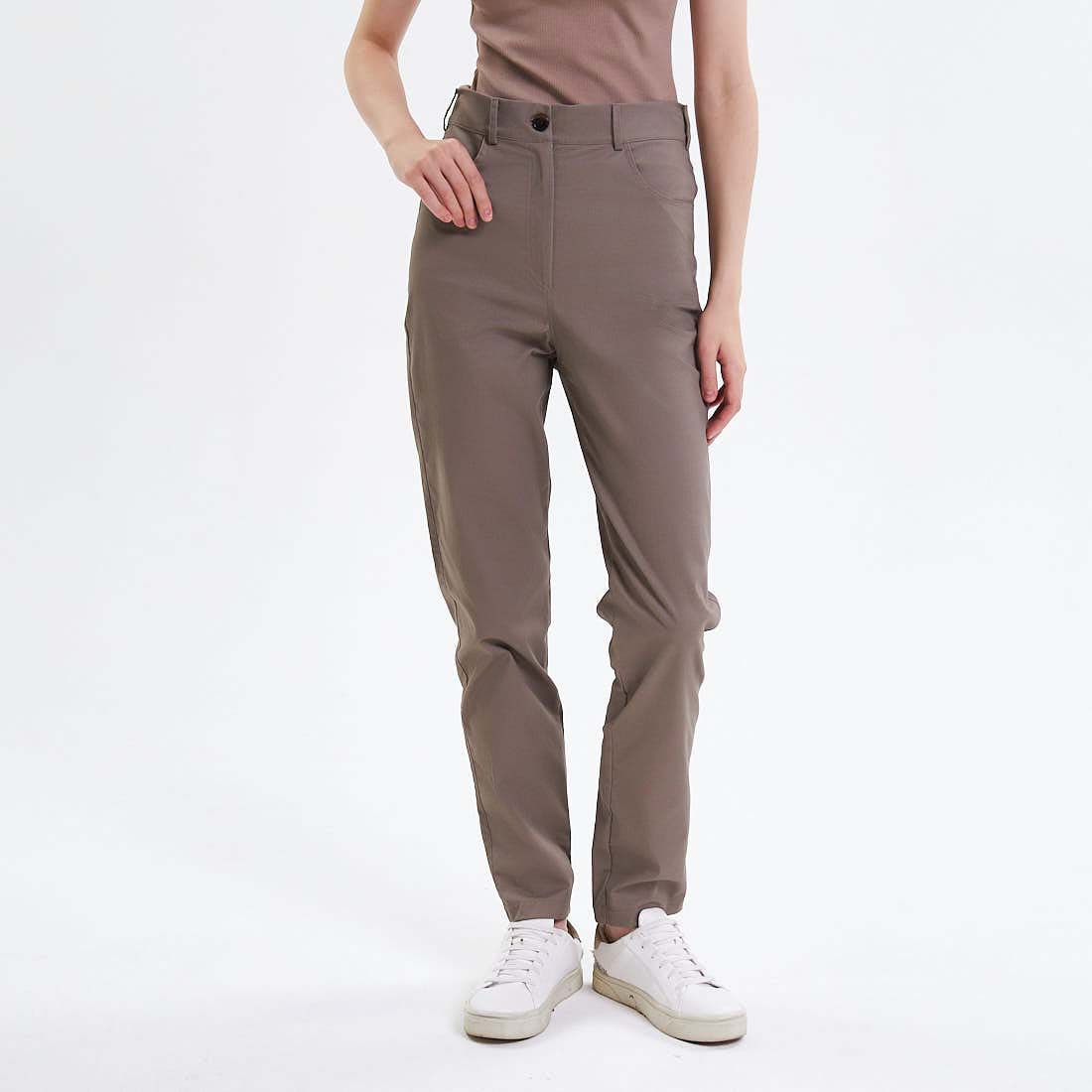 

Классические брюки BLACKBASE, Коричневые прямые брюки BLACKBASE