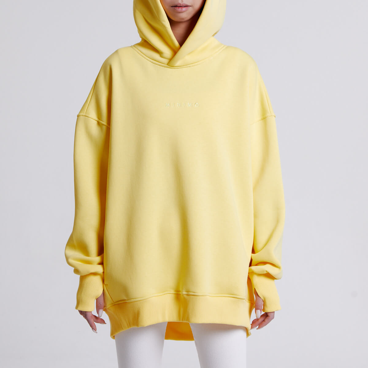 

Худи MINIMO, Жёлтое объёмное худи MINIMO