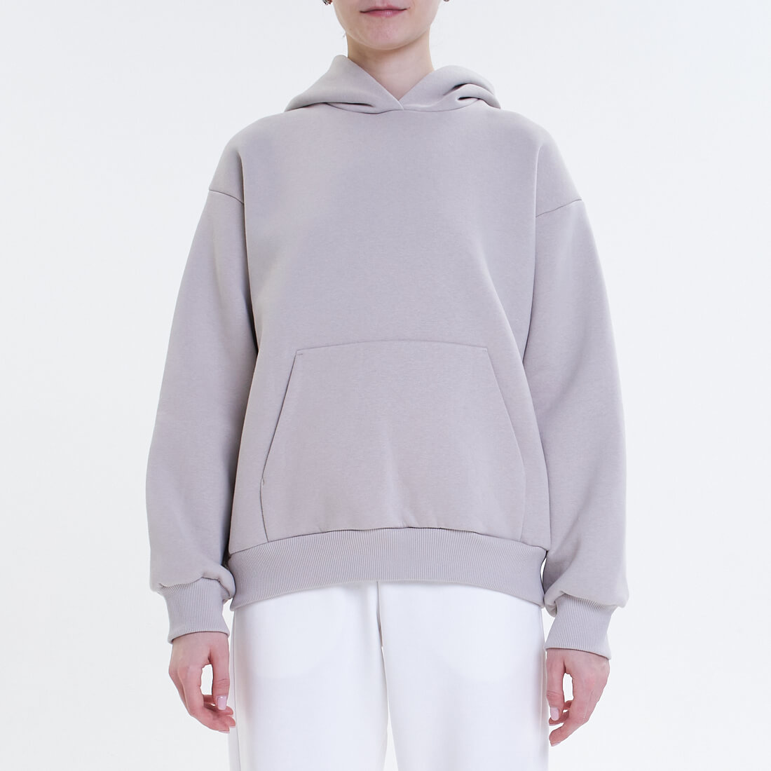 

Худи Darsi.Studio, Серое тёплое худи Darsi.Studio