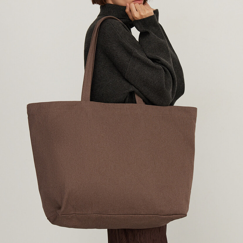 

Сумки-шоперы COCOS, Коричневая большая сумка-шоппер COCOS