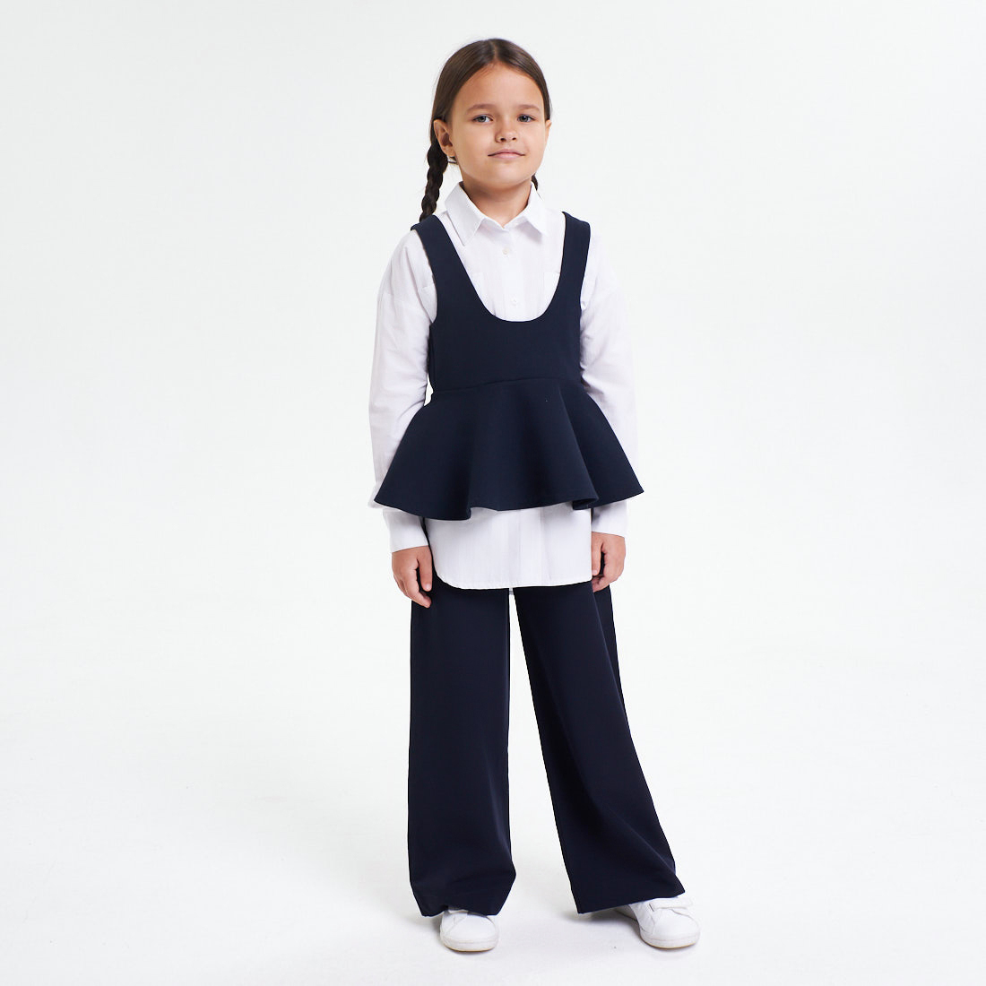 

Футболки и поло MISHURA, Синий жилет с баской MISHURA