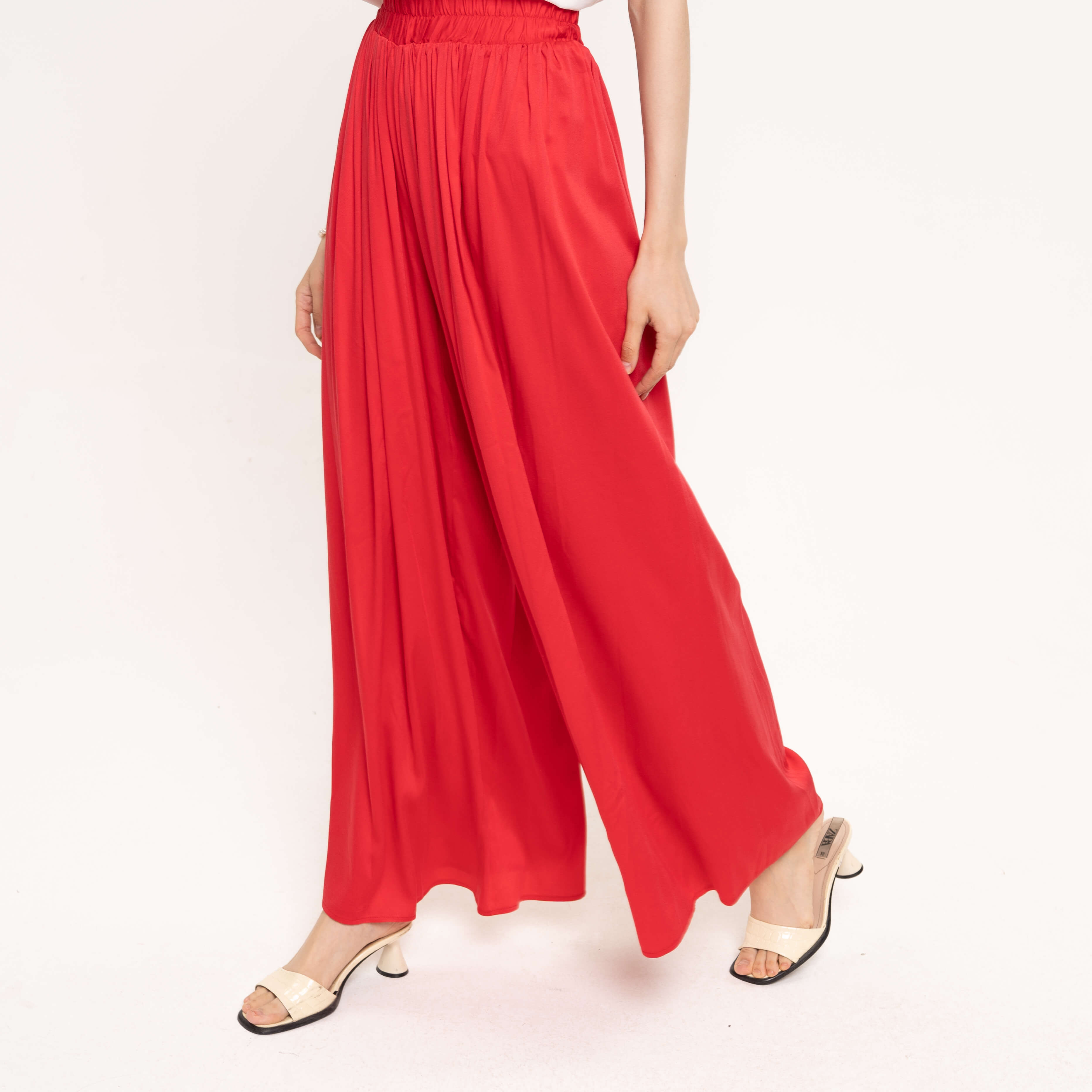 

Кюлоты Galla collection, Красные струящиеся брюки Galla collection