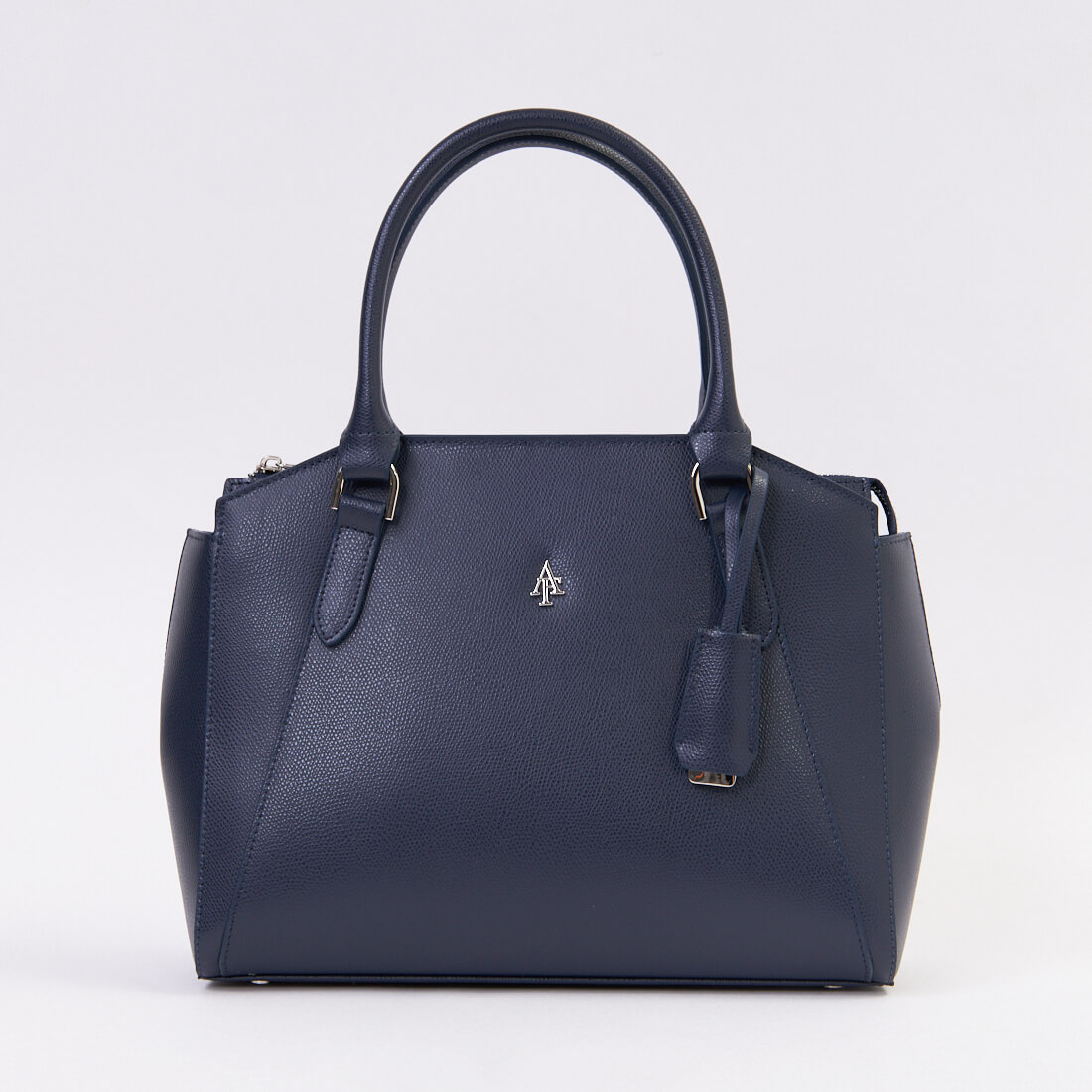 

Сумки с ручками Afina, Синяя сумка-сэтчел с карманом Afina