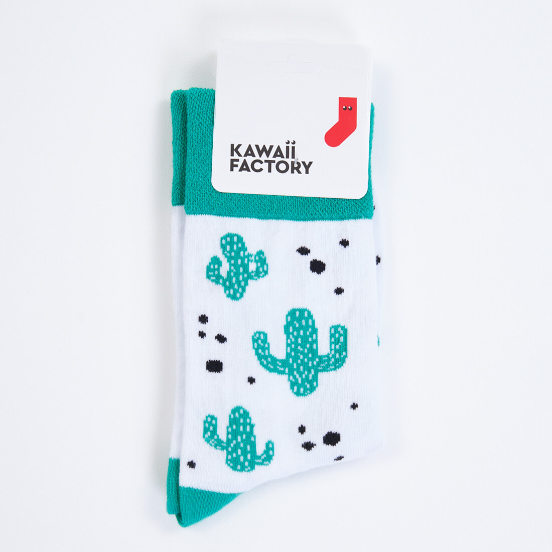 

Аксессуары Home Etudes, Бирюзовые носки с принтом "Кактусы" Home Etudes