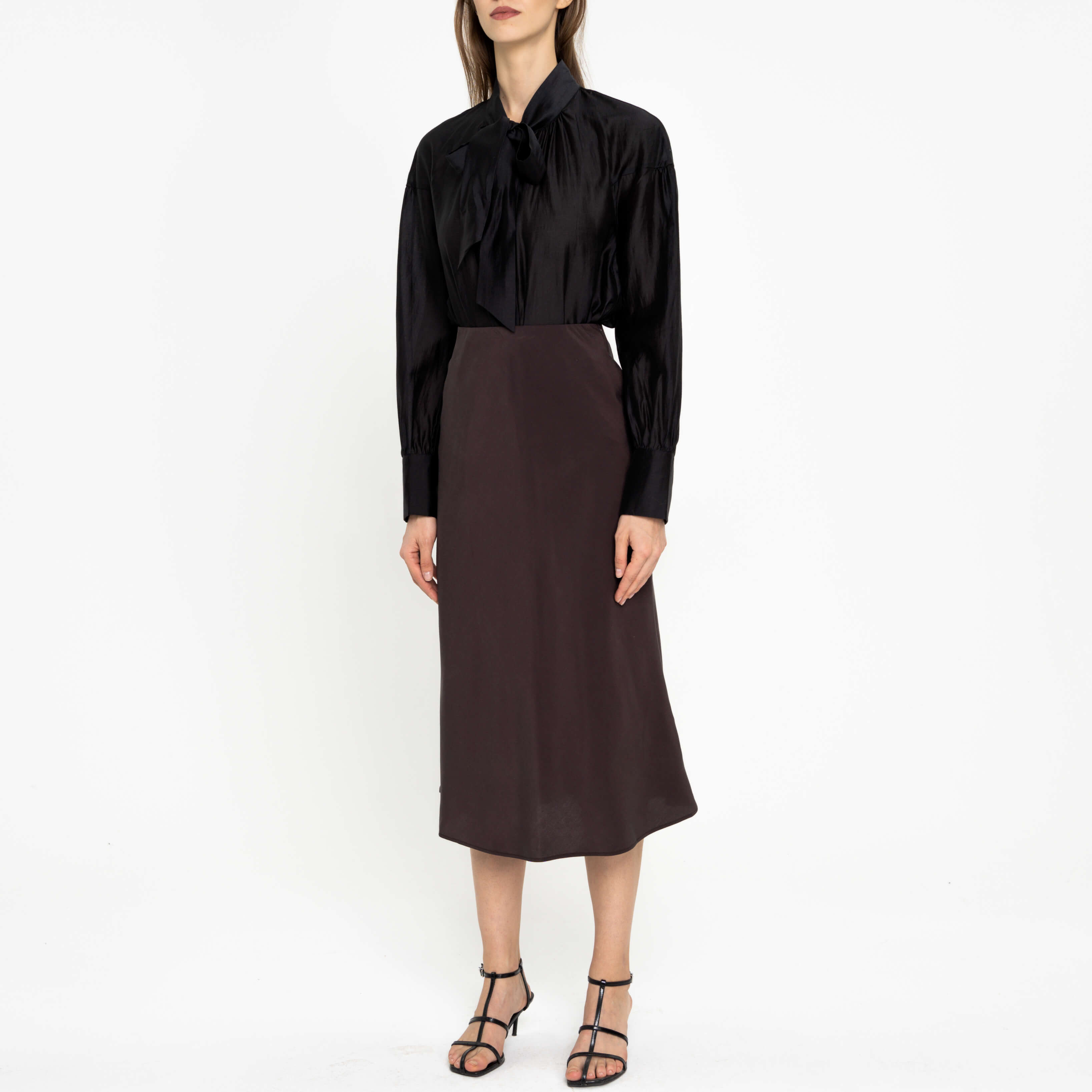 

Юбки-миди URBANTIGER, Коричневая женская юбка URBANTIGER