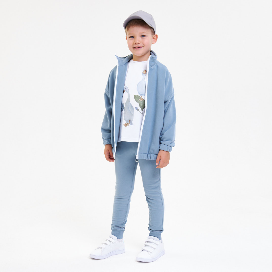 

Костюмы Latte kids wear, Голубой костюм на молнии Latte kids wear